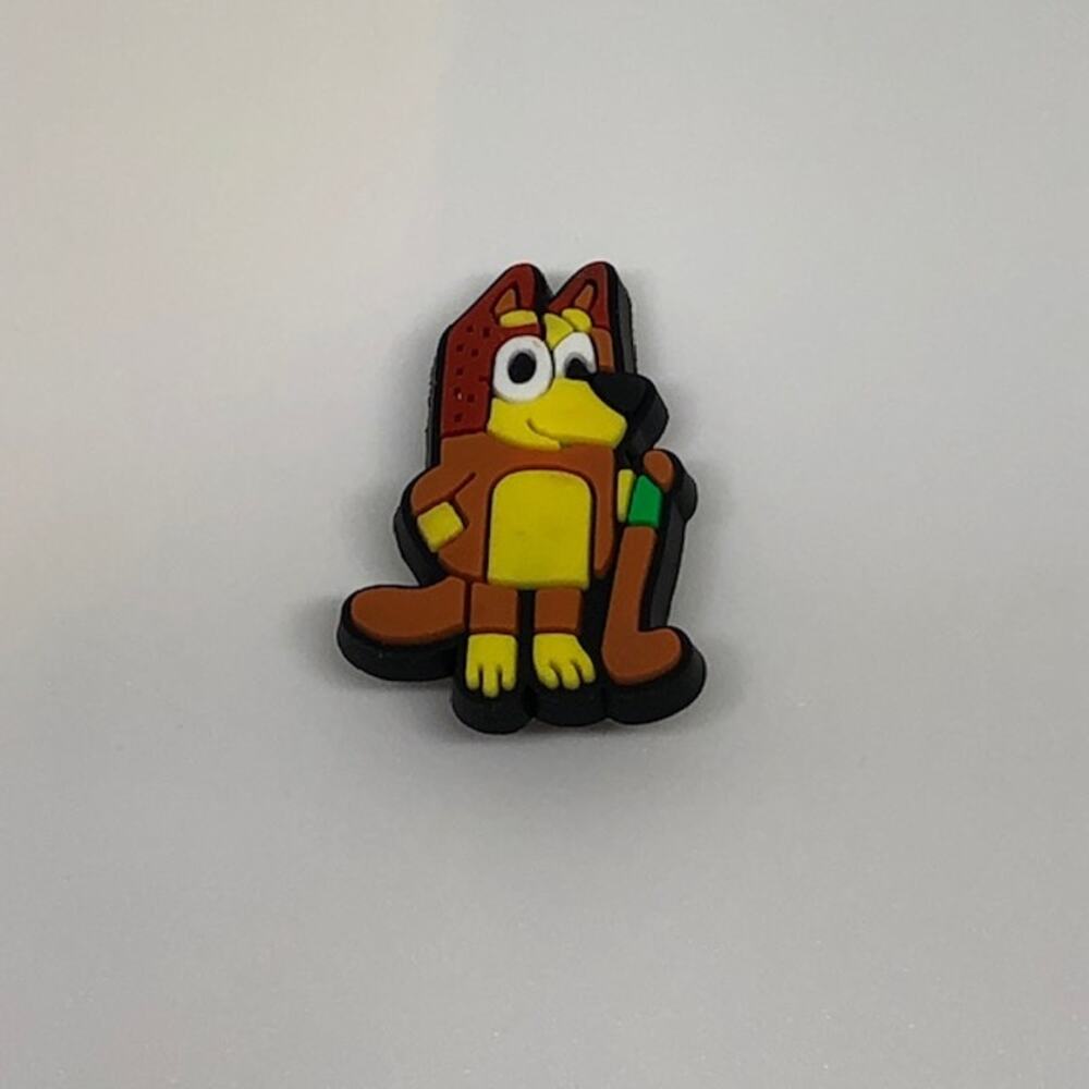 Chilli Heeler- Bluey Cartoon Croc‎ Charms Jibbitz